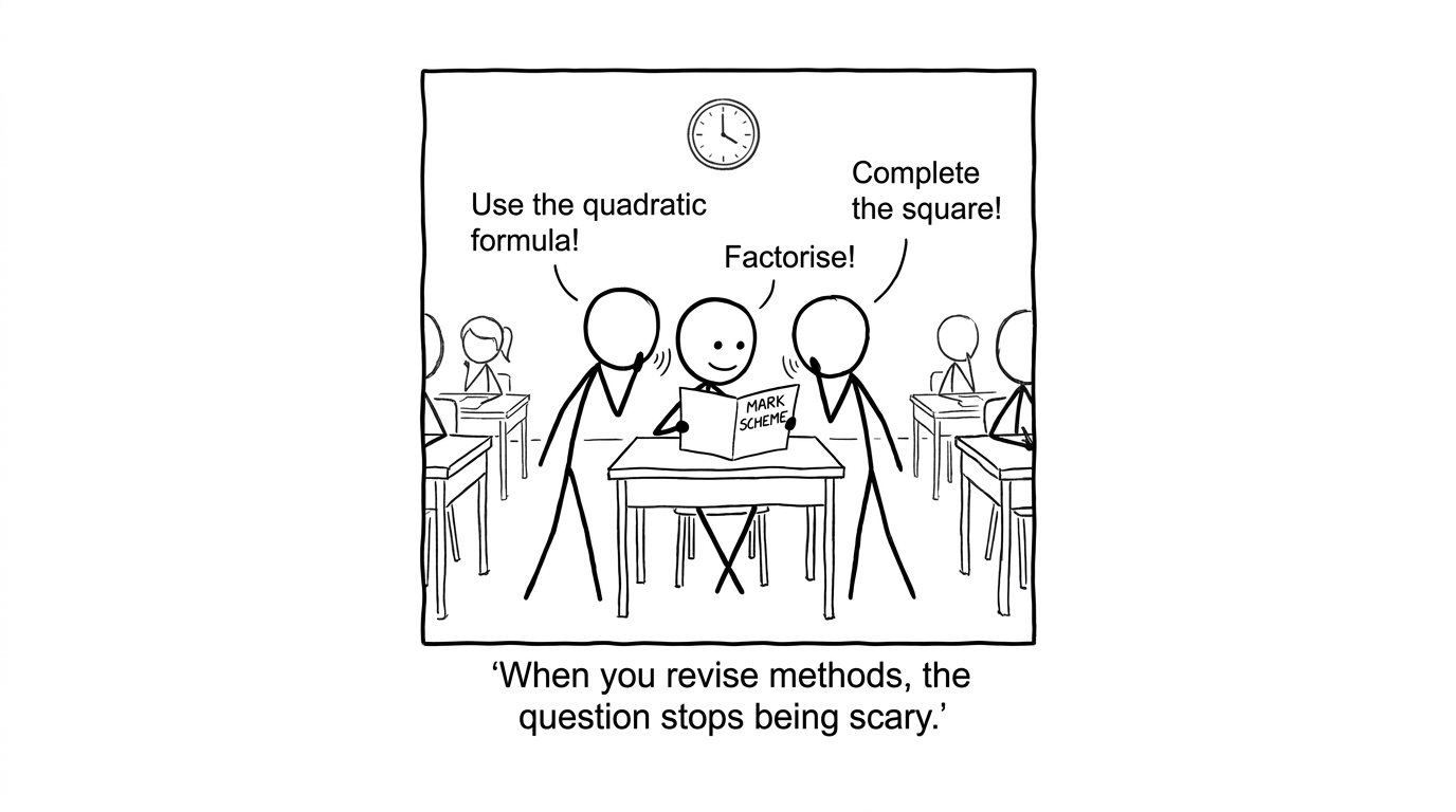 Methods whispering in the exam hall